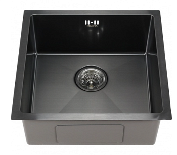 Мойка 4645 MELANA Profline 1.2/20 САТИН  ГРАФИТ врез. квадрат